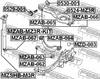 ����������� ������ �������� FEBEST ����������� ������ �������� FORD, MAZDA, VOLVO, MZAB-065