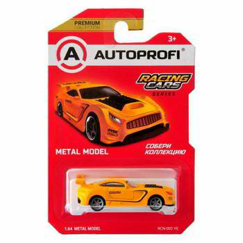 ������� AUTOPROFI ������� ������������� 1:64, ����� Racing Cars, RCN-002, �����, RCN-002 YE