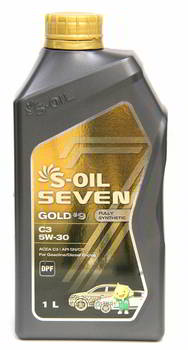 ����� �������� ������������� S-Oil SEVEN GOLD 9 C3, 5W30, 1 ����., E107767, 33935