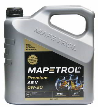 ����� �������� ������������� MAPETROL PREMIUM A5 V 0W30, 4 �����., MAP0102