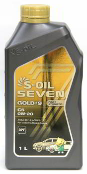 ����� �������� ������������� S-Oil SEVEN GOLD 9 C5-16, 0W20, 1 ����., 34139