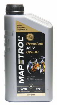 ����� �������� ������������� MAPETROL PREMIUM A5 V 0W30, 1 ����., MAP0101