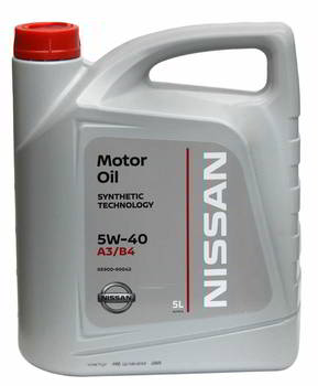 ����� �������� ������������� TOTAL NISSAN A3/B4, 5W40, 5 ������. (EU)., KE900-90042