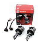 ����� ������������� LED AUTOPROFI H7 12v 15w; ����� �2; 6000K; 4000Lm; �-� 2��; �������� 1���, X2-H7