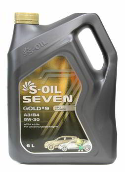 ����� �������� ������������� S-Oil SEVEN GOLD 9 C5, 0W20, 4 �����., E108642, 34140