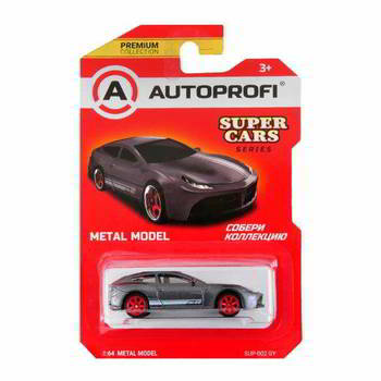 ������� AUTOPROFI ������� ������������� 1:64, ����� SUPER CARS (Ferrari), SUP-002, �����, SUP-002 GY