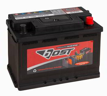 ������� �������������� (���) BOST 74Ah, 12V, 700A EN, 276x175x190, �������� ����������, 451154, 57412