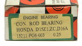 �������� ��������, �������� LLE �������� �������� �������� ���. 0, 25 �� HONDA ing. D 15Z1 , ZC , D 16A, 13211-PG6-003   0.25 mm