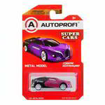 ������� AUTOPROFI ������� ������������� 1:64, ����� SUPER CARS, SUP-003, ����. /����������, SUP-003 BK/VIOLET
