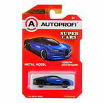 ������� AUTOPROFI ������� ������������� 1:64, ����� SUPER CARS (Bugatti), SUP-004, ���. /������, SUP-004 BL/BK
