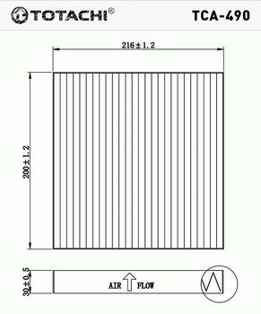 ������ ���������� ������ TOTACHI , TCA-490