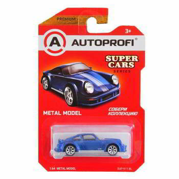 ������� AUTOPROFI ������� ������������� 1:64, ����� SUPER CARS, SUP-911, �����, SUP-911 BL
