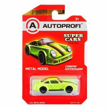 ������� AUTOPROFI ������� ������������� 1:64, ����� SUPER CARS, SUP-911, ������, SUP-911 GR