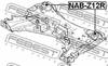 ����������� �������� �������� FEBEST ����������� ��������� ���������� ������  NISSAN NOTE , TIIDA 05-12 ,  RENAULT CLIO III , MEGANE II  02-09, NAB-Z12R