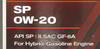����� �������� ������������� S-Oil SEVEN RED 9 SP, 0W20, 1 ����., 33938