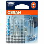 ����� ������������� OSRAM W5W 12v 5w; W2.1*9.5d; ������� 2��, 2825-02BL, 2825-2BL