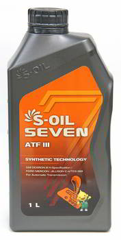 ����� ��� ���� S-Oil SEVEN ATF DIII, 1 ����., E107993, 34125