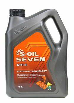 ����� ��� ���� S-Oil SEVEN ATF DIII, 4 �����., 34126