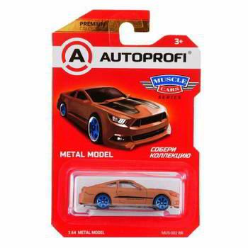 ������� AUTOPROFI ������� ������������� 1:64, ����� MUSCLE CARS (Mustang), MUS-002, ����������, MUS-002 BR