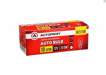 ����� ������������� AUTOPROFI W21/5W 12v 21/5w; W3*16q, AP-W21/5W/10