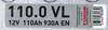 ������� �������������� (���) TITAN EUROSILVER 6��-110.0 A/h (-/+), 930A EN, 352 � 175 � 190., 32572