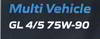 ����� ��������������� ������������� MAPETROL MULTI VEHICLE GL-4/5, 75W90, 4 �����., MAP0248