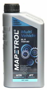 ����� ��������������� ������������� MAPETROL MULTI VEHICLE GL-5, 75W80, 1 ����., MAP0253