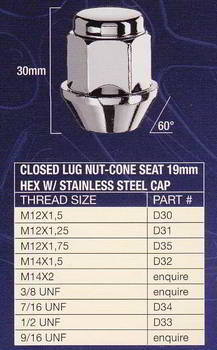 ����� ��������� ������ Bimecc 12x1.50x27  D30R CH19 �����, c ��������� ����., 00008720