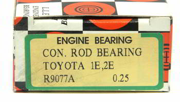 �������� ��������, �������� LLE �������� �������� �������� ���. 0, 25 �� TOYOTA ing. 1 E , 2 E , 3E , 4 E, R9077A    0,25 mm