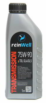 ����� ��������������� ������������� ReinWell 75W90 TDL, GL-4/GL-5, 1 ����., 4999