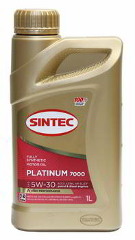 ����� �������� ������������� Sintec Platinum 7000, 5W30, A3/B4, 1 ����., 600143