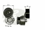 ����� ����� �������� ��������� GATES ����� ���������� ����� NISSAN Tiida ���������� ������������, T39009