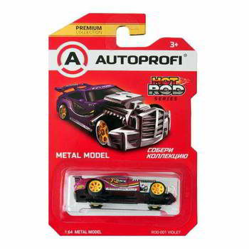 ������� AUTOPROFI ������� ������������� 1:64, ����� HOT ROD, ROD-001, ����������, ROD-001 VIOLET