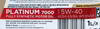 ����� �������� ������������� Sintec Platinum 7000 SN/CF/A3/B4 , 5W40 A3/B4, 1 ����., 600138