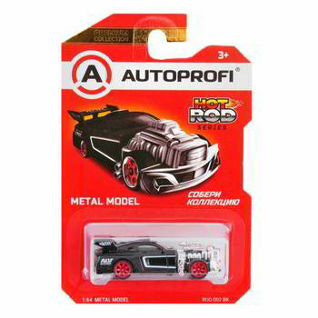 ������� AUTOPROFI ������� ������������� 1:64, ����� HOT ROD, ROD-002, ������, ROD-002 BK