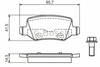 ������� ��������� �������, �������� BOSCH ������, � ��������� ��������� MERCEDES W168 140, 160, 210 (07.97-08.04), W169 (09.04-), 0986494023