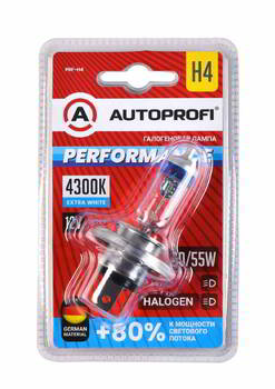 ����� ������������� AUTOPROFI H4 12v 60/55w; P43t; +80%, PRF-H4