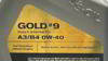 ����� �������� ������������� S-Oil SEVEN GOLD 9 A3/B4, 0W40, 1 ����., 36764