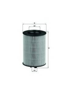 ������ �������� Mahle MERCEDES-BENZ A-CLASS 04-12, B-CLASS 05-11, OX382D