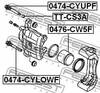 ������ ������������ �������� FEBEST ���������, MITSUBISHI, 0474-CYUPF