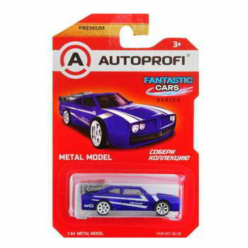 ������� AUTOPROFI ������� ������������� 1:64, ����� FANTASTIC CARS, FAN-001, �����, FAN-001 BLUE