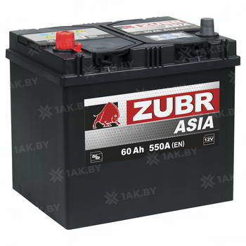 ������� �������������� (���) ZUBR Ultra Asia 60Ah, L+(+/-), 580A EN, 230�179�225.