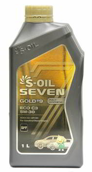 ����� �������� ������������� S-Oil SEVEN GOLD 9 ECO C3, 5W30, 1 ����., E107755, 36776
