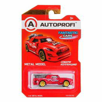 ������� AUTOPROFI ������� ������������� 1:64, ����� FANTASTIC CARS, FAN-003, �������, FAN-003 RD