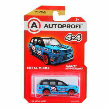 ������� AUTOPROFI ������� ������������� 1:64, ����� 4X4, 4X4-001, �����, 4X4-001 BL