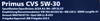 ����� �������� ������������� SWD Primus CVS 5W30, 1 ����., 31178,170
