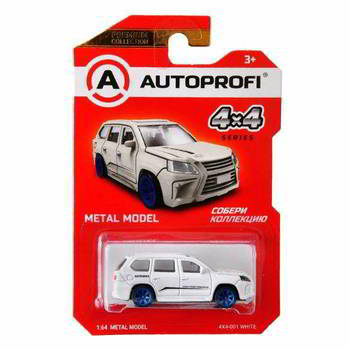 ������� AUTOPROFI ������� ������������� 1:64, ����� 4X4, 4X4-001, �����, 4X4-001 WHITE
