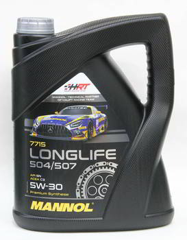 ����� �������� ������������� MANNOL LONGLIFE 504/507, 5W30, 5 ������., 7001, 7715