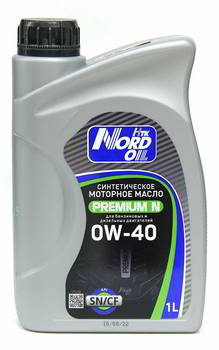 ����� �������� ������������� ��� ������� Premium N 0W40, 1 ����., NRL096