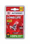 ����� ������������� AUTOPROFI H3 12v 55w; Pk22s; +30%; Long Life, LNG-H3